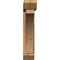 Ekena Millwork Thorton Slat Rough Sawn Bracket w/ Offset Brace, Western Red Cedar, 6"W x 30"D x 30"H BKT0604X30X30THR06RWR - alternate 4